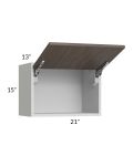 Milan Cafe 21x15 Lift-Up Door Wall Cabinet