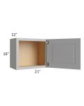 Charlotte Grey 21x18 Wall Cabinet