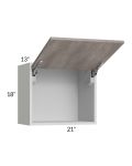Milan Hazel 21x18 Lift-Up Door Wall Cabinet