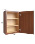 Phoenix Caramel Glaze 21x30 Wall Cabinet