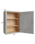 Gramercy Grey Mist 21x30 Wall Cabinet