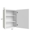 Portland White 21x30 Wall Cabinet