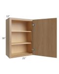 Township Rift Oak 21x30 Wall Cabinet