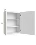 Providence White 21x30 Wall Cabinet