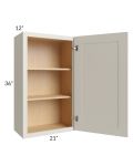 Asheville Cloud Shaker 21x36 Wall Cabinet