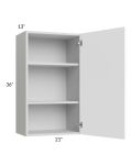 Milan White Matte 21x36 Wall Cabinet