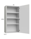 Harbor White 21x40-1/4 Wall Cabinet