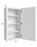 Aspen White Shaker 21x42 Wall Cabinet
