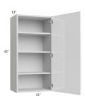 Milan White Gloss 21x42 Wall Cabinet