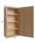 Township Rift Oak 21x42 Wall Cabinet