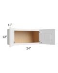 Southport White Shaker 24x12 Wall Cabinet