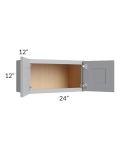 Asheville Grey Shaker 24x12 Wall Cabinet