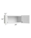 Providence White 24x12 Wall Cabinet
