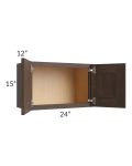 Tuscan Kona Brown 24x15 Wall Cabinet