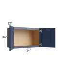 Bayville Blue 24x15 Wall Cabinet