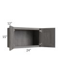 Providence Slate Grey 24x15 Wall Cabinet