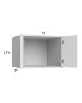Harbor White 24x17-5/8x24 Wall Cabinet