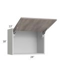 Milan Hazel 24x18 Lift-Up Door Wall Cabinet