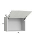 Milan Cream 24x18 Lift-Up Door Wall Cabinet