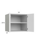 Euro Gloss White 24x22-5/8x24 Wall Cabinet