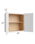 Asheville White Shaker 24x24 Wall Cabinet