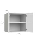 Milan White Gloss 24x24x24 Wall Cabinet