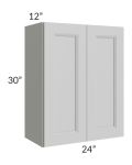 Tuscan Painted Grey 24x30 Wall Cabinet