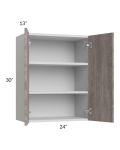 Milan Hazel 24x30 Wall Cabinet