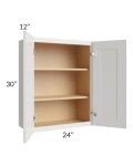 Palisades White 24x30 Wall Cabinet