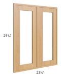 Portland Sand 24x30 Glass Doors Only with Glass Included 