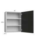 Euro Cafe 24x30-1/4 Wall Cabinet with 1 Door