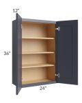 Midtown Indigo Shaker 24x36 Wall Cabinet