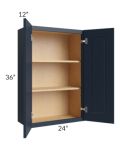 Southport Blue Shaker 24x36 Wall Cabinet
