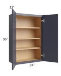 Vienna Indigo 24x36 Wall Cabinet