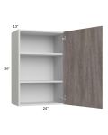 Milan Hazel 24x36 Wall Cabinet (1 door)