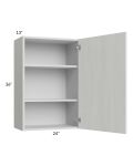 Milan Cream 24x36 Wall Cabinet (1 door)