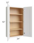 Stratton White Shaker 24x42 Wall Cabinet