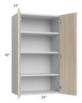 Milan Natural 24x42 Wall Cabinet