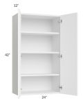 Venetian White Matte 24x42 Wall Cabinet
