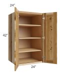Prairie Shaker 24x42x24 Pantry Wall Cabinet - Out of stock through May