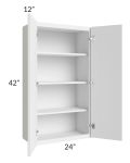Portland White 24x42 Wall Cabinet 