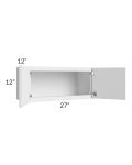 Portland White 27x12 Wall Cabinet 