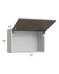 Milan Cafe 27x18 Lift-Up Door Wall Cabinet