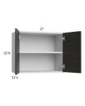 Euro Cafe 27x22-5/8 Wall Cabinet