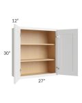 Stratus White 27x30 Wall Cabinet