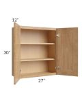 Tuscan Timber 27x30 Wall Cabinet