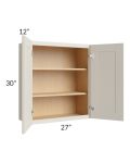 Asheville Cloud Shaker 27x30 Wall Cabinet