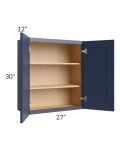 Bayville Blue 27x30 Wall Cabinet