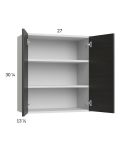 Euro Cafe 27x30-1/4 Wall Cabinet