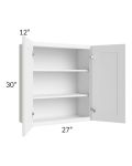 Dakota White 27x30 Wall Cabinet